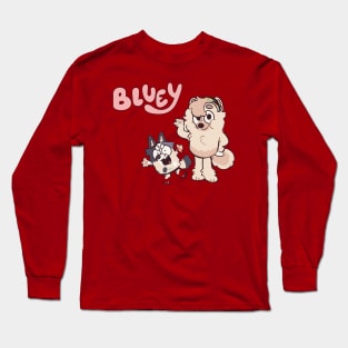 Bluey and Family Design Long Sleeve T-Shirt